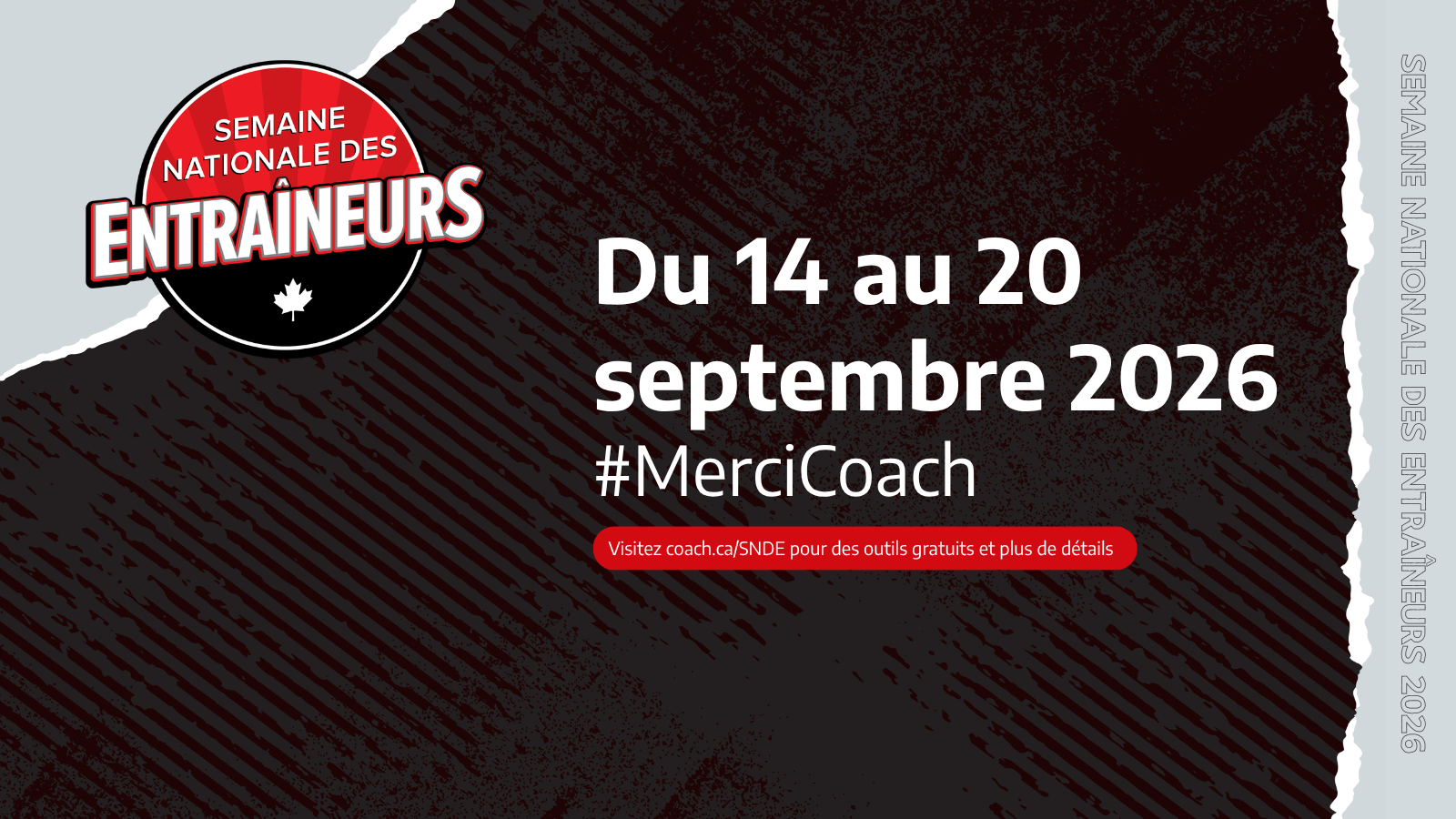 Célébrons la Semaine nationale des entraîneurs!